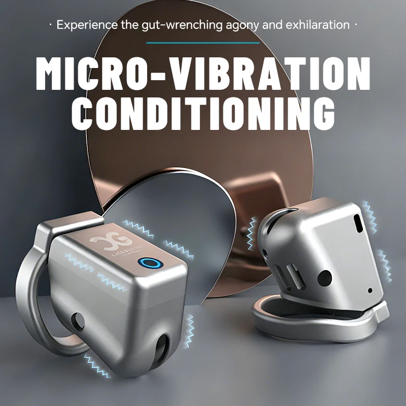 BUYBOOS × QIUI APP Remote Control Metal Cock Cage Male Chastity Cage Sissy Chastity Device CB Urethral Lock Penis Lock Sex Toy for Men Gay