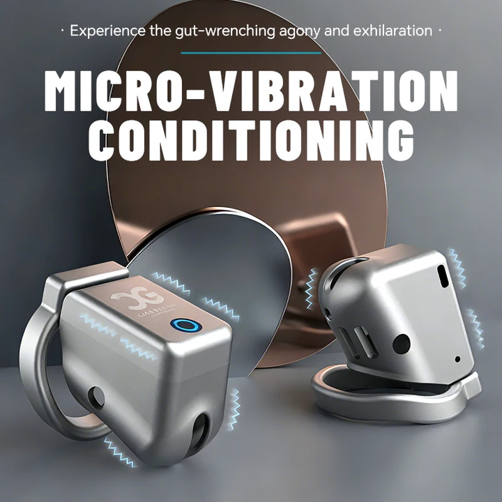 BUYBOOS × QIUI APP Remote Control Metal Cock Cage Male Chastity Cage Sissy Chastity Device CB Urethral Lock Penis Lock Sex Toy for Men Gay