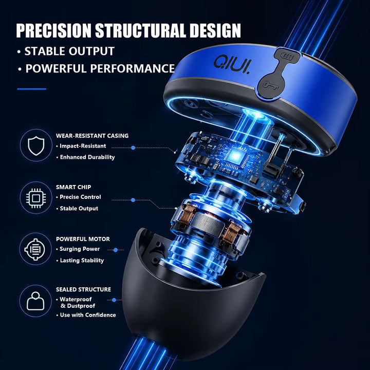 BUYBOOS × QIUI APP Remote Control Electric Shock Anal Plug Vibration Expansion Adjustable Diameter Butt Plug Lock Prostate Massage Sex Toy